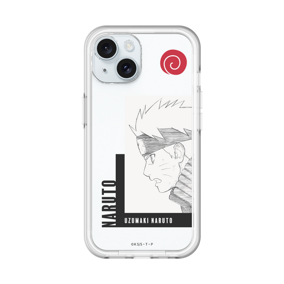 スリムプロテクションプレミアムケース［ NARUTO -ナルト- 疾風伝 - うずまきナルト - 線画 ］