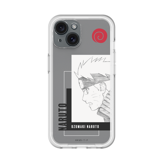 スリムプロテクションプレミアムケース［ NARUTO -ナルト- 疾風伝 - うずまきナルト - 線画 ］