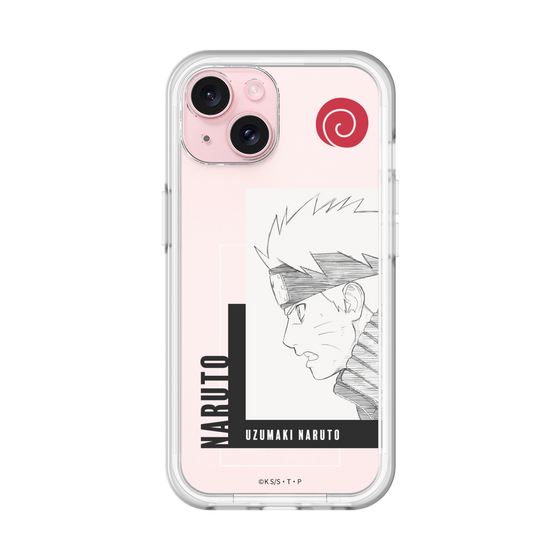 スリムプロテクションプレミアムケース［ NARUTO -ナルト- 疾風伝 - うずまきナルト - 線画 ］