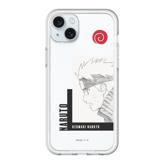 スリムプロテクションプレミアムケース［ NARUTO -ナルト- 疾風伝 - うずまきナルト - 線画 ］