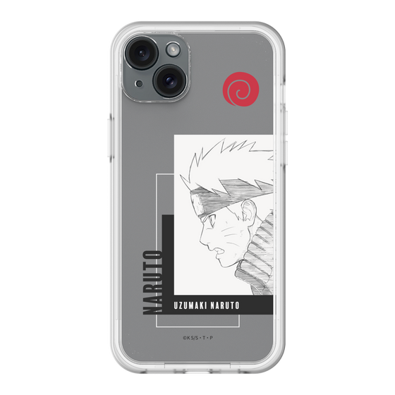 スリムプロテクションプレミアムケース［ NARUTO -ナルト- 疾風伝 - うずまきナルト - 線画 ］