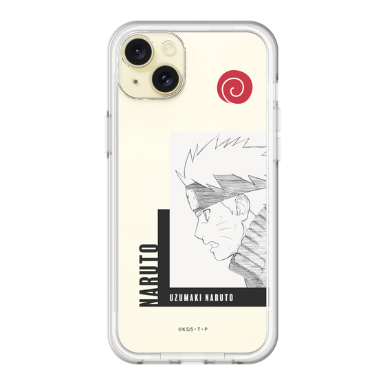 スリムプロテクションプレミアムケース［ NARUTO -ナルト- 疾風伝 - うずまきナルト - 線画 ］