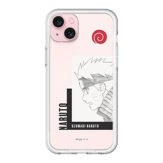 スリムプロテクションプレミアムケース［ NARUTO -ナルト- 疾風伝 - うずまきナルト - 線画 ］