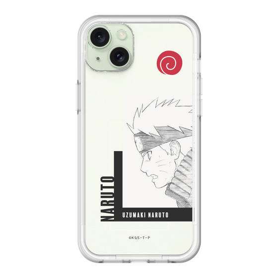 スリムプロテクションプレミアムケース［ NARUTO -ナルト- 疾風伝 - うずまきナルト - 線画 ］