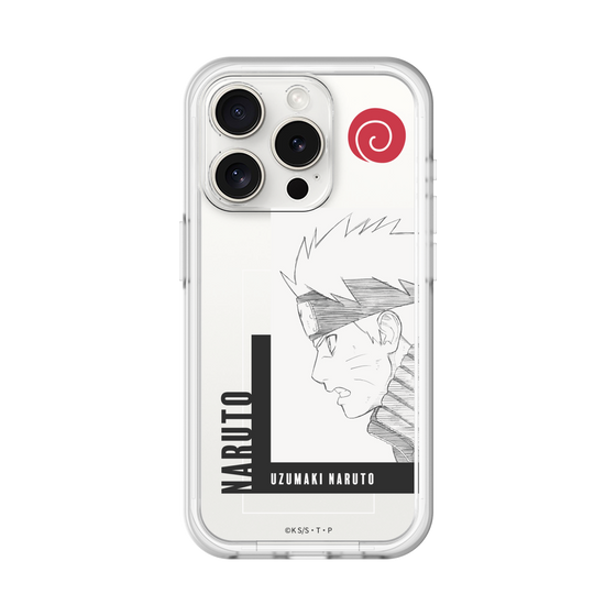 スリムプロテクションプレミアムケース［ NARUTO -ナルト- 疾風伝 - うずまきナルト - 線画 ］