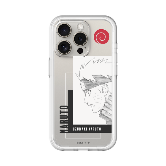スリムプロテクションプレミアムケース［ NARUTO -ナルト- 疾風伝 - うずまきナルト - 線画 ］