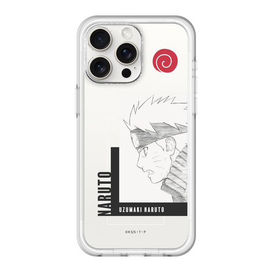 スリムプロテクションプレミアムケース［ NARUTO -ナルト- 疾風伝 - うずまきナルト - 線画 ］