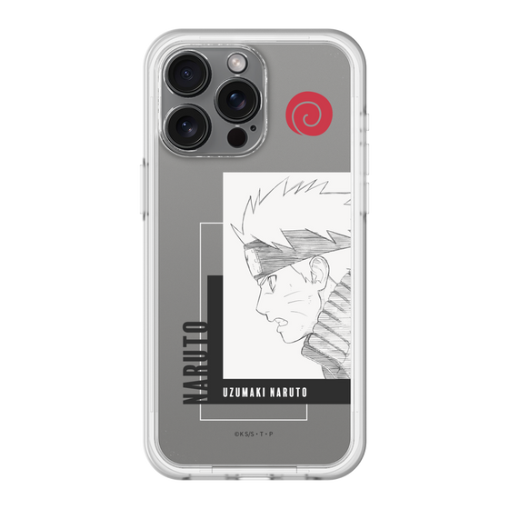 スリムプロテクションプレミアムケース［ NARUTO -ナルト- 疾風伝 - うずまきナルト - 線画 ］