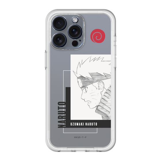 スリムプロテクションプレミアムケース［ NARUTO -ナルト- 疾風伝 - うずまきナルト - 線画 ］