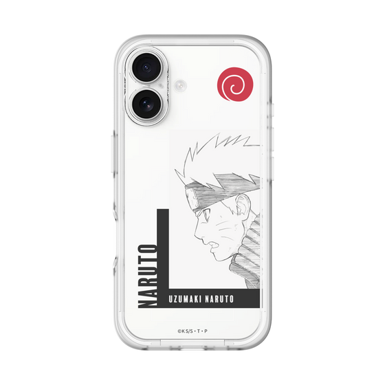 スリムプロテクションプレミアムケース［ NARUTO -ナルト- 疾風伝 - うずまきナルト - 線画 ］