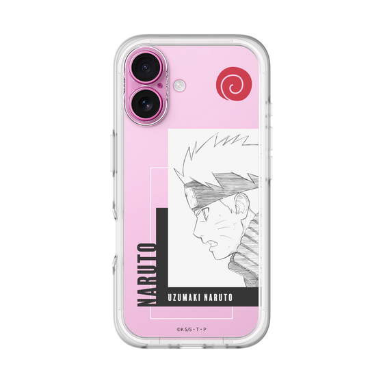 スリムプロテクションプレミアムケース［ NARUTO -ナルト- 疾風伝 - うずまきナルト - 線画 ］