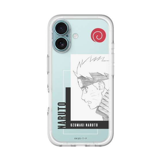 スリムプロテクションプレミアムケース［ NARUTO -ナルト- 疾風伝 - うずまきナルト - 線画 ］
