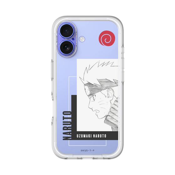 スリムプロテクションプレミアムケース［ NARUTO -ナルト- 疾風伝 - うずまきナルト - 線画 ］