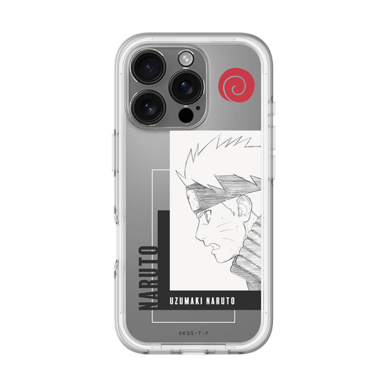 スリムプロテクションプレミアムケース［ NARUTO -ナルト- 疾風伝 - うずまきナルト - 線画 ］