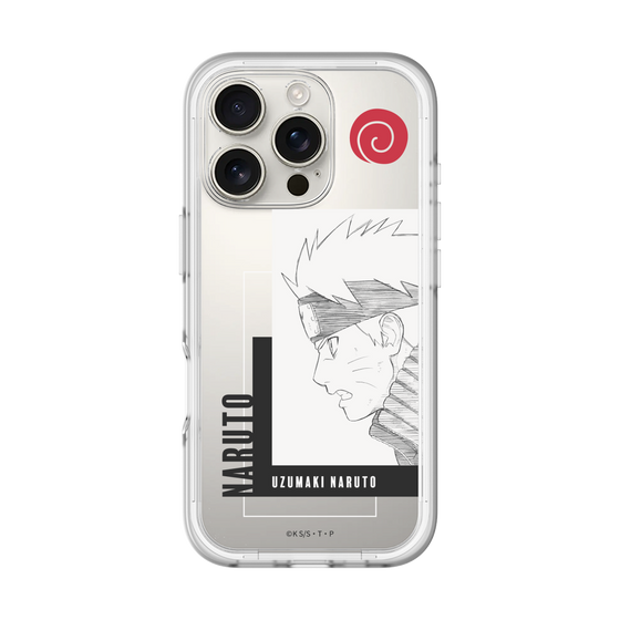 スリムプロテクションプレミアムケース［ NARUTO -ナルト- 疾風伝 - うずまきナルト - 線画 ］