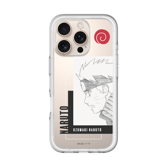 スリムプロテクションプレミアムケース［ NARUTO -ナルト- 疾風伝 - うずまきナルト - 線画 ］