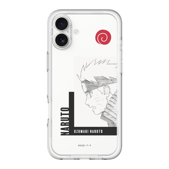 スリムプロテクションプレミアムケース［ NARUTO -ナルト- 疾風伝 - うずまきナルト - 線画 ］