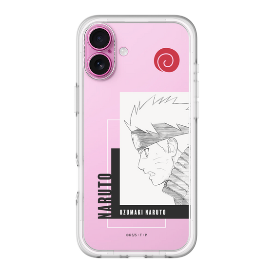 スリムプロテクションプレミアムケース［ NARUTO -ナルト- 疾風伝 - うずまきナルト - 線画 ］