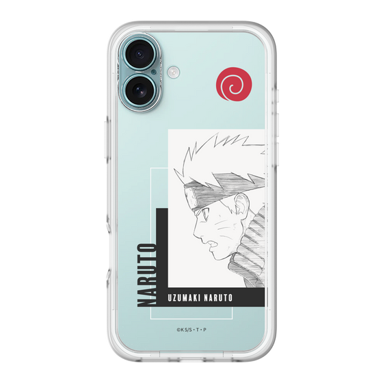 スリムプロテクションプレミアムケース［ NARUTO -ナルト- 疾風伝 - うずまきナルト - 線画 ］