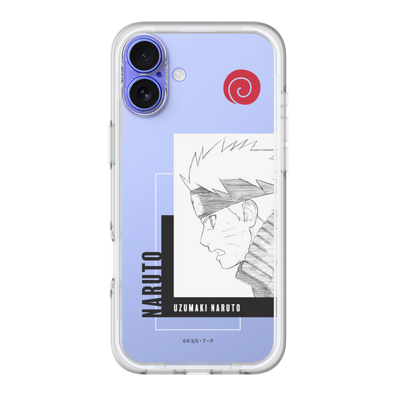 スリムプロテクションプレミアムケース［ NARUTO -ナルト- 疾風伝 - うずまきナルト - 線画 ］