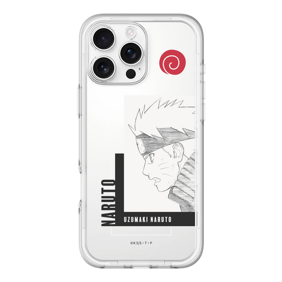 スリムプロテクションプレミアムケース［ NARUTO -ナルト- 疾風伝 - うずまきナルト - 線画 ］