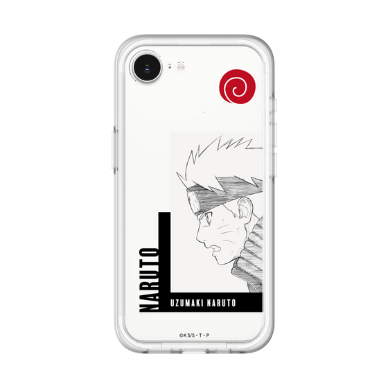 スリムプロテクションプレミアムケース［ NARUTO -ナルト- 疾風伝 - うずまきナルト - 線画 ］