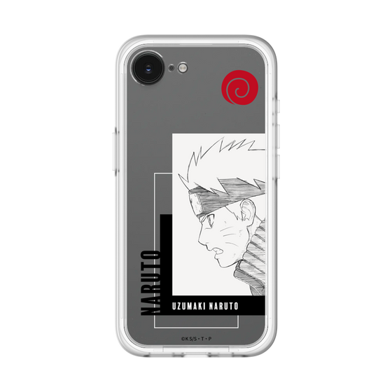 スリムプロテクションプレミアムケース［ NARUTO -ナルト- 疾風伝 - うずまきナルト - 線画 ］