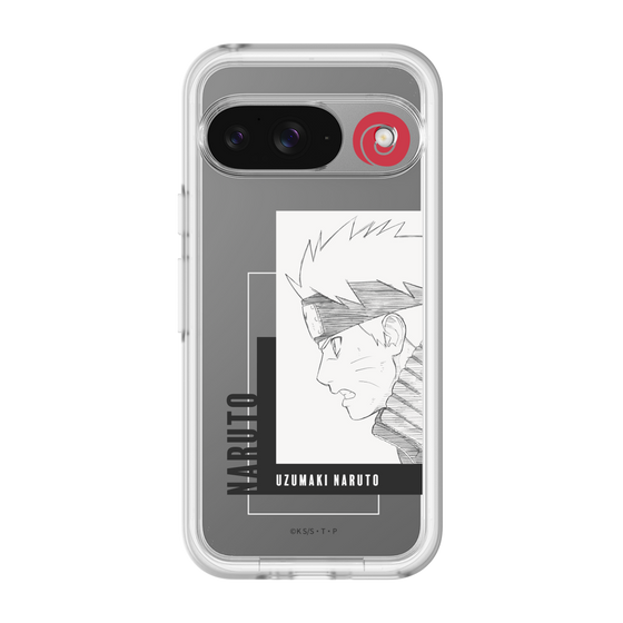 スリムプロテクションプレミアムケース［ NARUTO -ナルト- 疾風伝 - うずまきナルト - 線画 ］