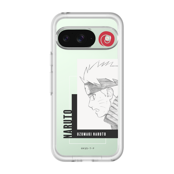スリムプロテクションプレミアムケース［ NARUTO -ナルト- 疾風伝 - うずまきナルト - 線画 ］