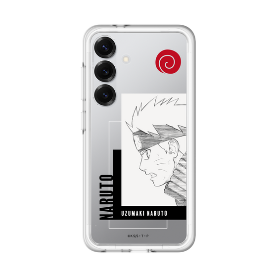 スリムプロテクションプレミアムケース［ NARUTO -ナルト- 疾風伝 - うずまきナルト - 線画 ］