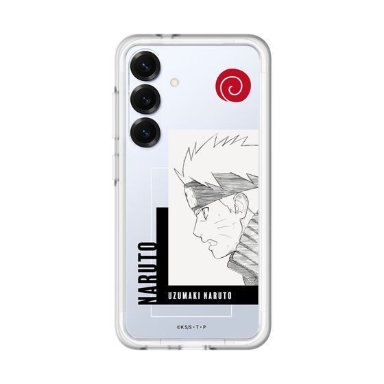 スリムプロテクションプレミアムケース［ NARUTO -ナルト- 疾風伝 - うずまきナルト - 線画 ］