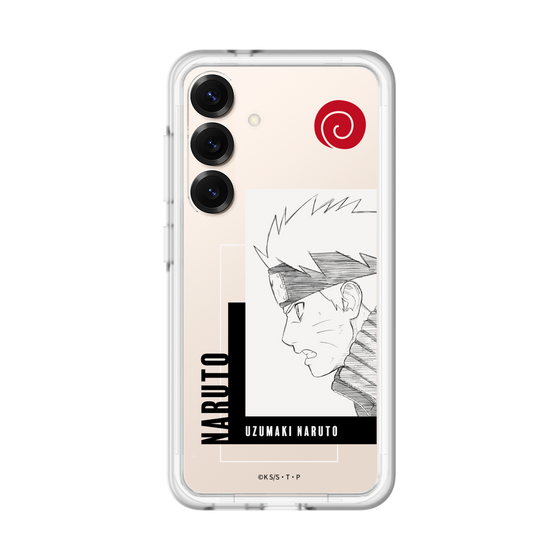 スリムプロテクションプレミアムケース［ NARUTO -ナルト- 疾風伝 - うずまきナルト - 線画 ］