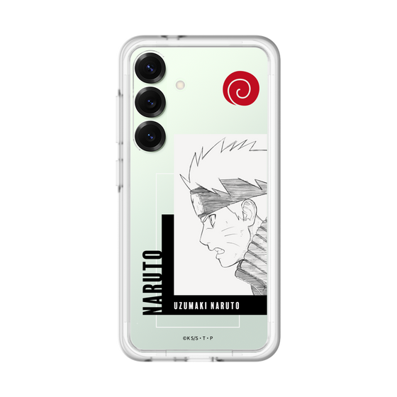 スリムプロテクションプレミアムケース［ NARUTO -ナルト- 疾風伝 - うずまきナルト - 線画 ］