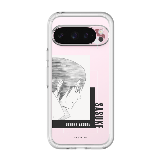 スリムプロテクションプレミアムケース［ NARUTO -ナルト- 疾風伝 - うちはサスケ - 線画 ］