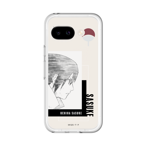 スリムプロテクションプレミアムケース［ NARUTO -ナルト- 疾風伝 - うちはサスケ - 線画 ］