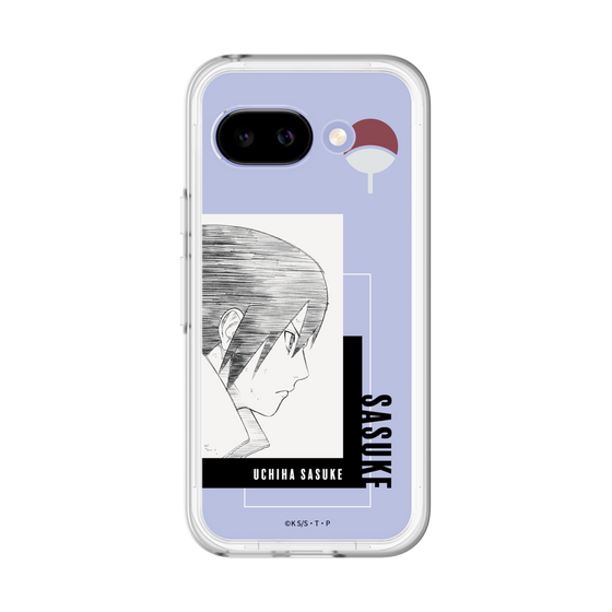 スリムプロテクションプレミアムケース［ NARUTO -ナルト- 疾風伝 - うちはサスケ - 線画 ］