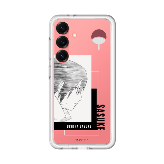 スリムプロテクションプレミアムケース［ NARUTO -ナルト- 疾風伝 - うちはサスケ - 線画 ］