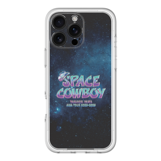 スリムプロテクションプレミアムケース［ Takanori Iwata ASIA TOUR 2025-2026 "SPACE COWBOY" - ロゴ ］
