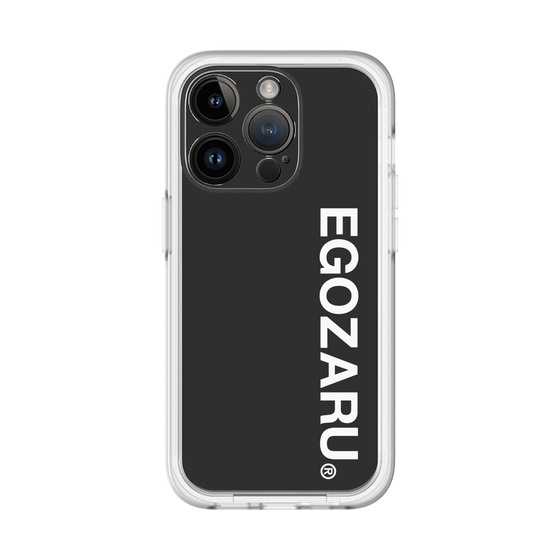 スリムプロテクションプレミアムケース［ EGOZARU - ベーシックロゴ バーティカル ］