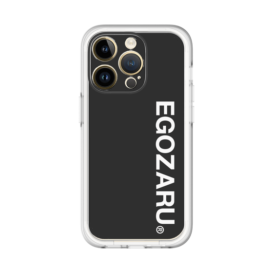 スリムプロテクションプレミアムケース［ EGOZARU - ベーシックロゴ バーティカル ］
