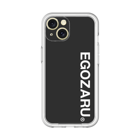 スリムプロテクションプレミアムケース［ EGOZARU - ベーシックロゴ バーティカル ］