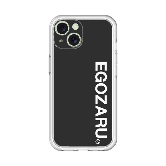 スリムプロテクションプレミアムケース［ EGOZARU - ベーシックロゴ バーティカル ］