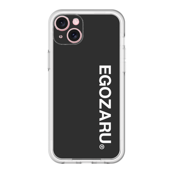 スリムプロテクションプレミアムケース［ EGOZARU - ベーシックロゴ バーティカル ］