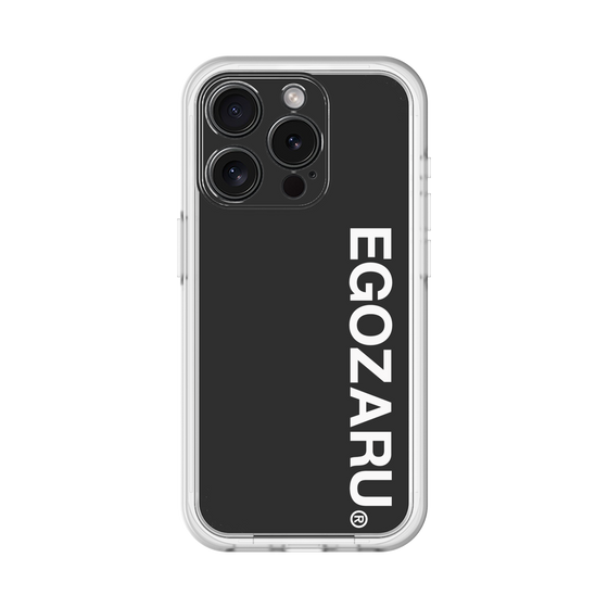 スリムプロテクションプレミアムケース［ EGOZARU - ベーシックロゴ バーティカル ］