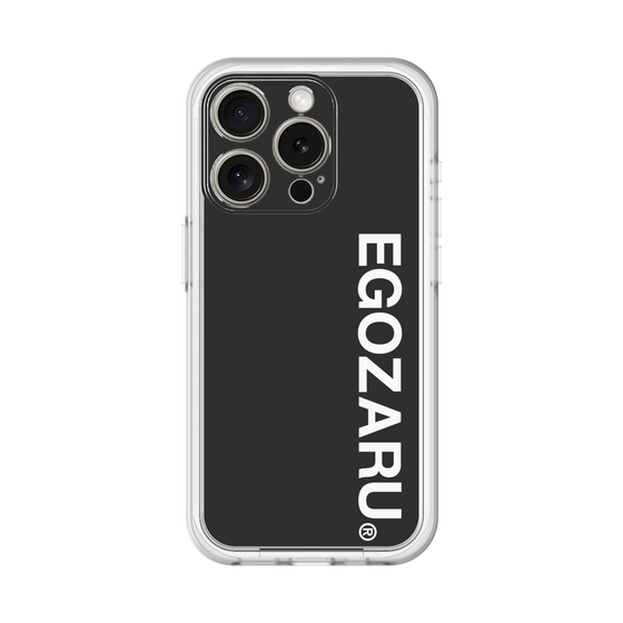 スリムプロテクションプレミアムケース［ EGOZARU - ベーシックロゴ バーティカル ］