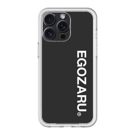 スリムプロテクションプレミアムケース［ EGOZARU - ベーシックロゴ バーティカル ］