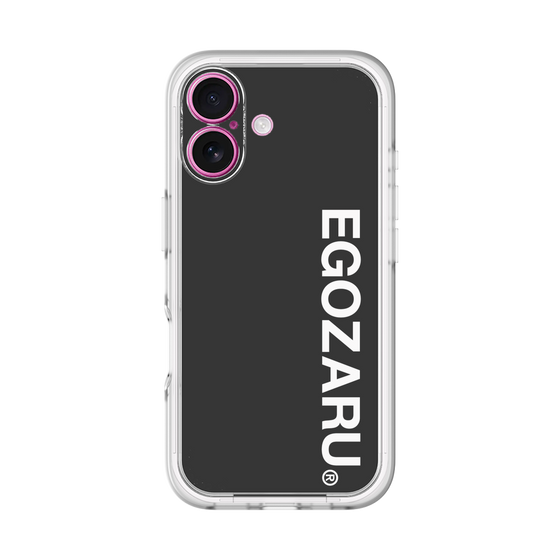 スリムプロテクションプレミアムケース［ EGOZARU - ベーシックロゴ バーティカル ］