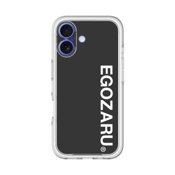 スリムプロテクションプレミアムケース［ EGOZARU - ベーシックロゴ バーティカル ］