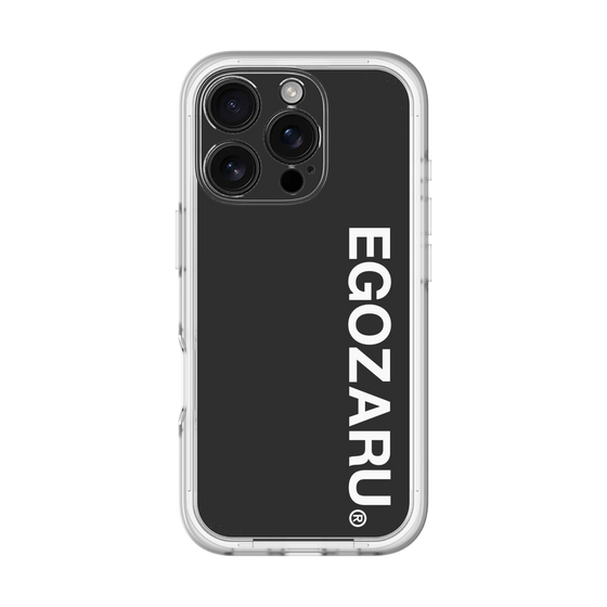 スリムプロテクションプレミアムケース［ EGOZARU - ベーシックロゴ バーティカル ］