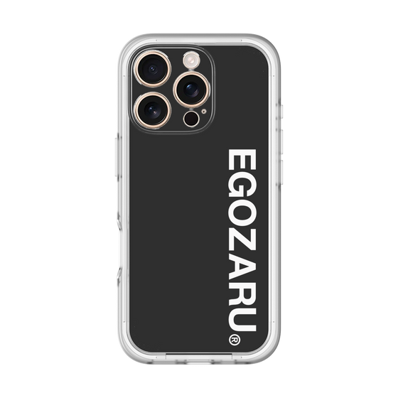 スリムプロテクションプレミアムケース［ EGOZARU - ベーシックロゴ バーティカル ］